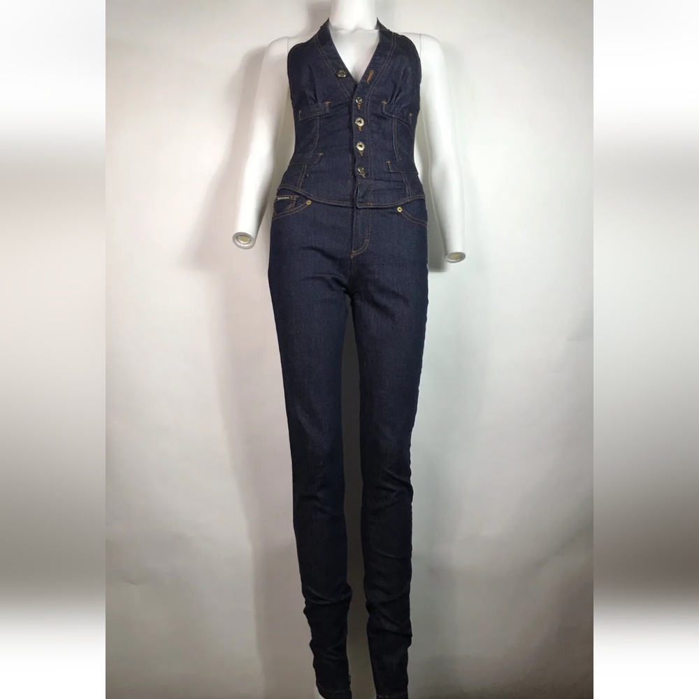 Vintage Dolce & Gabbana denim jumpsuit